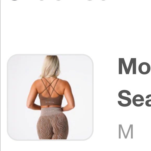 COPY - Nvgtn Mocha Flourish Bra - Picture 3 of 3